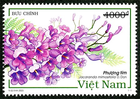 Phát hành bộ tem ‘Phượng tím’ quảng bá hình ảnh, đất nước, con người Việt Nam
