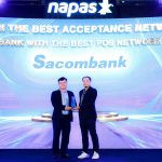 Sacombank nhận ba giải thưởng từ Napas