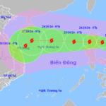 Bão Trà Mi vào Biển Đông ngày mai, có thể giật cấp 15