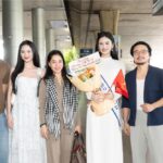 Miss World Vietnam Huỳnh Trần Ý Nhi rạng rỡ về nước trong tà áo dài trắng