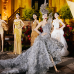 Hoa hậu Lê Hoàng Phương diện váy 20kg trong BST Éclat lên sân khấu Vietnam Beauty Fashion Fest