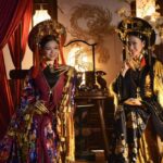 Dưới ống kính Thái Nhàn, Hoa khôi Đoàn Hồng Trang và Diễn viên Điện ảnh Hiền Trang yêu kiều trong thiết kế của Nguyễn Dũng