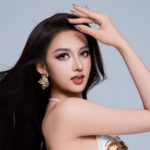 Phần thi áo tắm của Á hậu Thu Ngân tại Miss Intercontinental