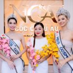 Hoa hậu Hoàng Thanh Nga nồng hậu đón tiếp Top 2 Miss Cosmo 2025 trong showroom đẳng cấp