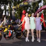 Quế Anh, Yến Nhi cùng thí sinh Miss World Vietnam 2025 đổ bộ ngày chạy Olympic