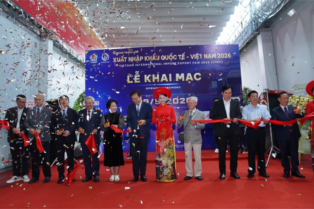 VIIEF 2026 chính thức khai mạc tại TP Hồ Chí Minh, mở rộng không gian kết nối giao thương quốc tế