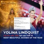 Vượt qua 100 đại diện toàn cầu, Miss Cosmo 2025 Yolina Lindquist góp mặt trong top Mỹ Nhân Đẹp Nhất Năm